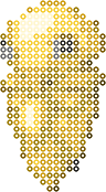 铁壳蛹 bead pattern