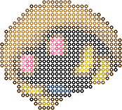 Kabuto bead pattern
