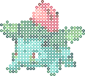 妙蛙草 bead pattern