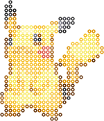 皮卡丘 bead pattern