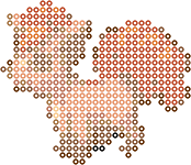 六尾 bead pattern